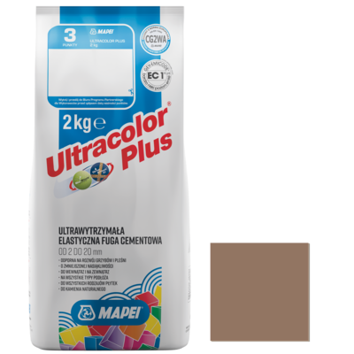 Fuga Ultracolor Plus 142 Brąz 2 kg MAPEI