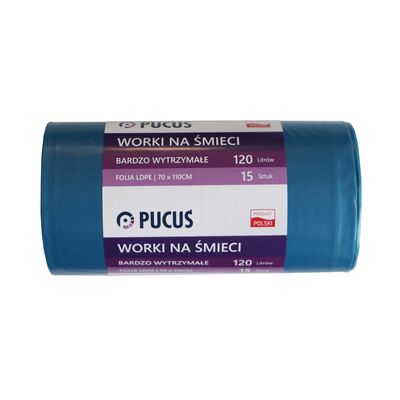 Worek na śmieci LDPE 120 l 15 szt. Pucuś