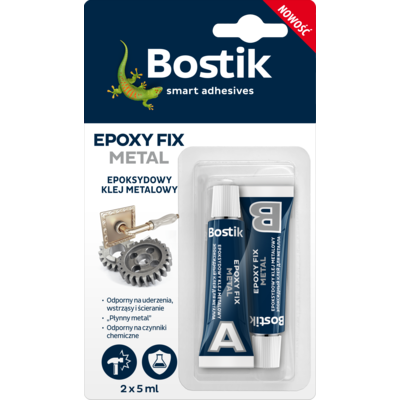 Epoksydowy klej metalowy BOSTIK EPOXY FIX METAL 2 x 5 ml