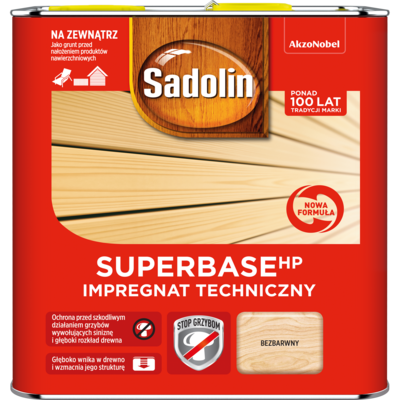 Impregnat SUPERBASE HP 2,5 l Sadolin