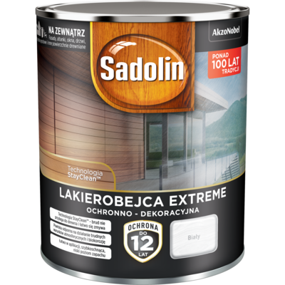 Lakierobejca EXTREME Biały 0,7 l Sadolin