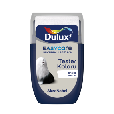 Farba lateksowa Dulux EasyCare Kuchnia i Łazienka tester – fińska sauna