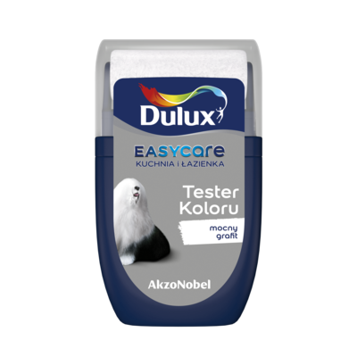 Farba lateksowa Dulux EasyCare Kuchnia i Łazienka tester – mocny grafit