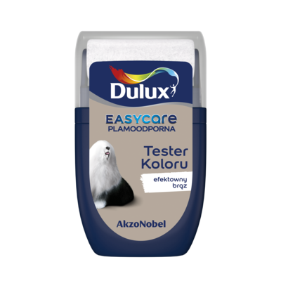 Farba lateksowa Dulux EasyCare tester – efektowny brąz