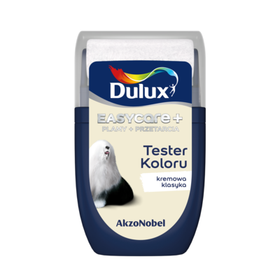 Farba tytanowa Dulux EasyCare+ Plamy+Przetarcia Kremowa Klasyka 0,03 l