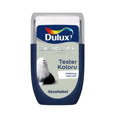 Farba tytanowa Dulux EasyCare+ Plamy+Przetarcia Miętowa Szarość 0,03 l