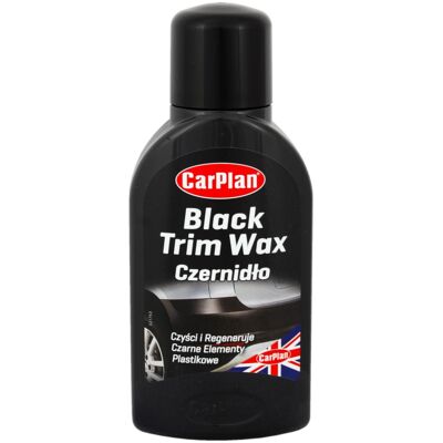 Czernidło Black Trim Wax żel 375 ml CarPlan