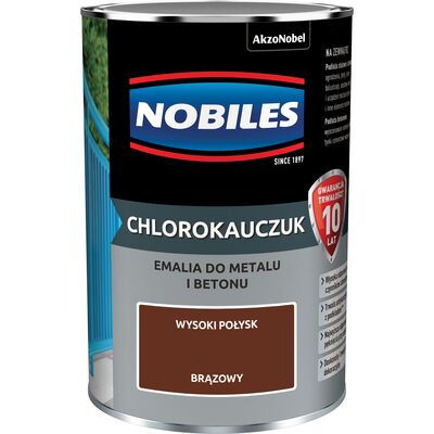 Emalia chlorokauczukowa Brązowy 0,9 l