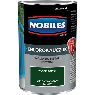 Emalia chlorokauczukowa Zielony Mchowy 0,9 l