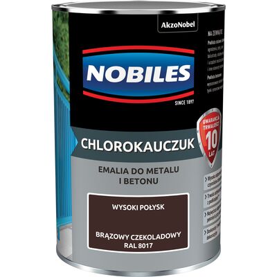 Emalia chlorokauczukowa Brązowy Czekoladowy 0,9 l