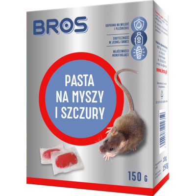 Pasta na myszy i szczury 150 g Bros