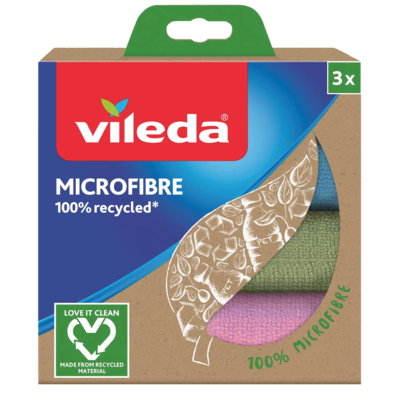 Ściereczka Mikrofibra Vileda 100% Recycled 3 szt.