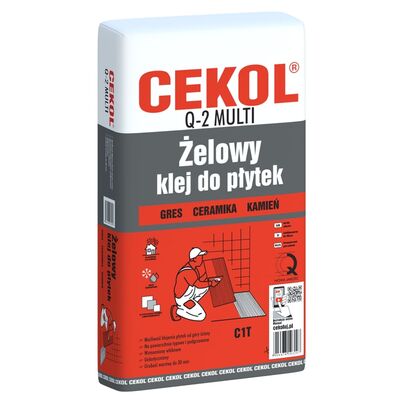 Żelowy klej do płytek Q-2 MULTI 5 kg CEKOL