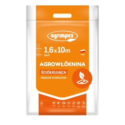 Agrowłóknina hobby ściółkująca czarna 50g 1,6 x 10 m Agrimpex