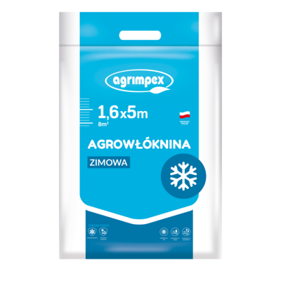 Agrowłóknina hobby zimowa biała 50g 1,6 x 5 m Agrimpex