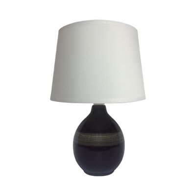 Lampka stołowa ROMA E14 BLACK STRÜHM