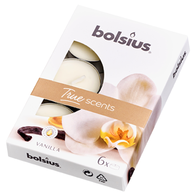 Podgrzewacz zapachowy True Scents Wanilia 6 sztuk Bolsius