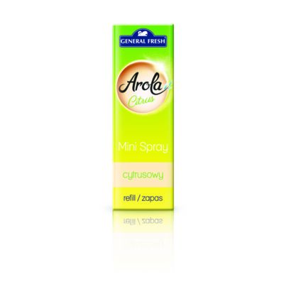 Odświeżacz Mini Spray Arola - zapas 15 ml cytryna General Fresh