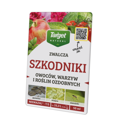 Koncentrat Neemazal zwalcza szkodniki ssące, gryzące i minujące 50 ml Target