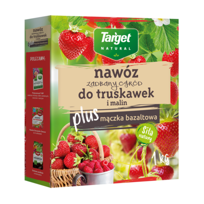 Nawóz ZADBANY OGRÓD z mączką bazaltową do truskawek i malin 1 kg