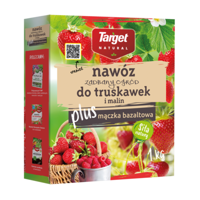 Nawóz ZADBANY OGRÓD z mączką bazaltową do truskawek i malin 1 kg