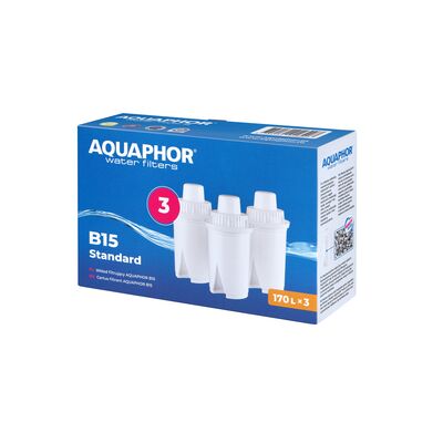 Wkład filtrujący B15 Standard 3 sztuki Aquaphor