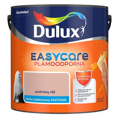Farba lateksowa EasyCare Plamoodporna Pudrowy Róż 2,5 l Dulux