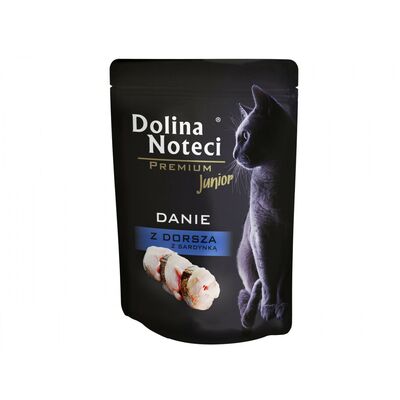 Danie JUNIOR dorsz sardynki 85 g Dolina Noteci Kot