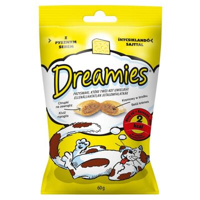 Przysmak Z ŻÓŁTYM SEREM 60 g Dreamies Kot