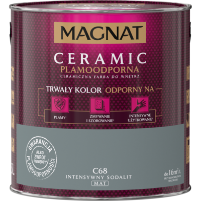 Farba ceramiczna MAGNAT Ceramic intensywny sodalit C68 2,5 l