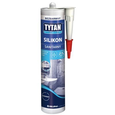 Silikon sanitarny TYTAN EUROLINE bezbarwny 280 ml