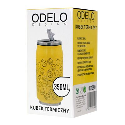 Kubek termiczny Puszka 350 ml żółty 