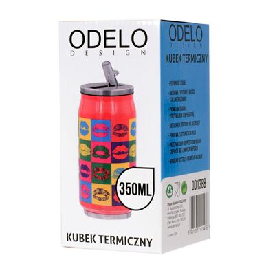 Kubek termiczny Puszka 350 ml czerwony 