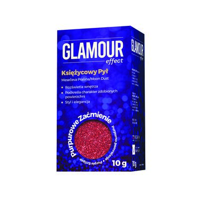 Brokat Glamour Effect Księżycowy Pył purpurowe zaćmienie 10 g