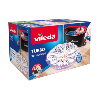 Mop obrotowy z wiadrem Vileda Turbo 3w1