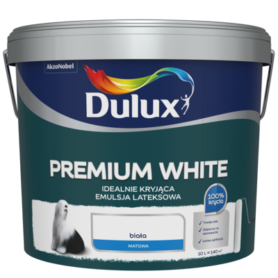 Farba lateksowa Premium White 10 l
