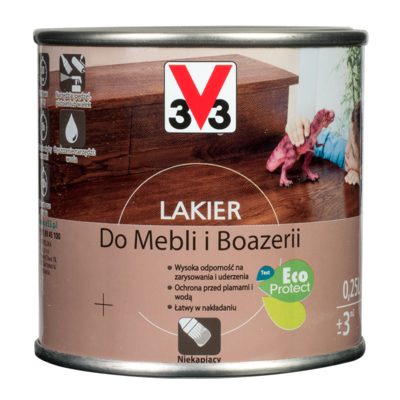 Lakier do mebli połysk 0,25 l mahoń