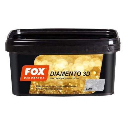 Farba dekoracyjna DIAMENTO 3D luna 1 l FOX