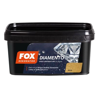 Farba dekoracyjna DIAMENTO gold 1 l FOX