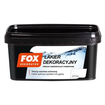 Lakier dekoracyjny satyna 1 l FOX