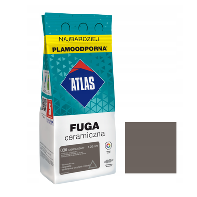 Fuga ceramiczna 036 ciemnoszary alubag 2 kg