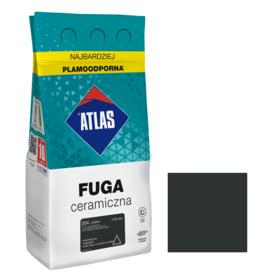 Fuga Ceramiczna 204 czarny alubag 5 kg