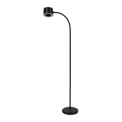 Lampa podłogowa 146 cm z pilotem czarna