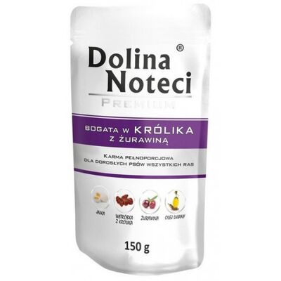 Karma mokra dla psa BOGATA W KRÓLIKA 150 g Dolina Noteci