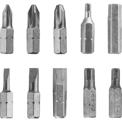 Końcówka SL3 x 5 x 7, PH1 x 2 x 3, H3 x 4 x 5 x 6 x 25 mm, zestaw: 10 sztuk Condor