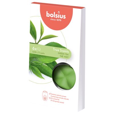 Woski zapachowe zielona herbata 6 sztuk BOLSIUS