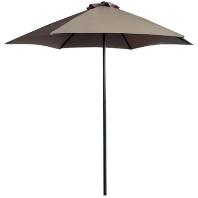 Parasol ogrodowy Push up 2,5 m taupe