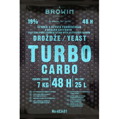 Drożdże Turbo Carbo 48h 160 g