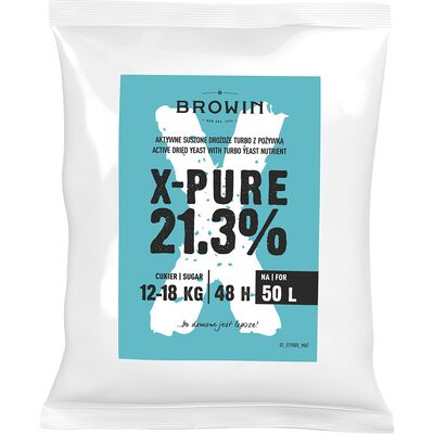 Drożdże Turbo X-Pure 50 l 250 g Browin