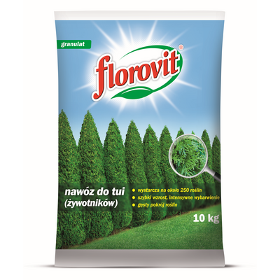 Nawóz do tui żywotników 10 kg Florovit